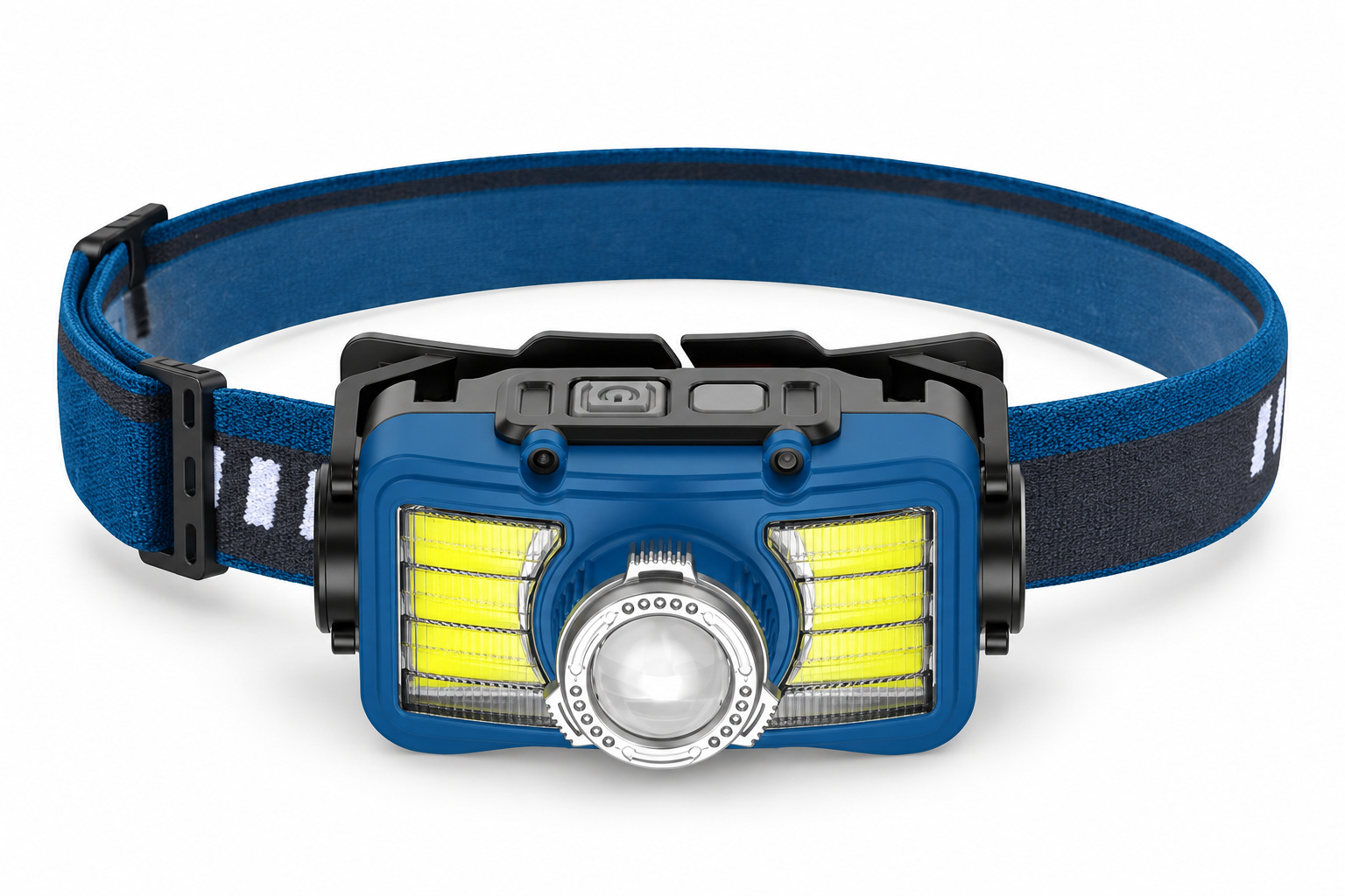 Rechargeable Motion Sensor Zoomable Battery Display 18650 W6100A 320LM LED Headlamp COB…