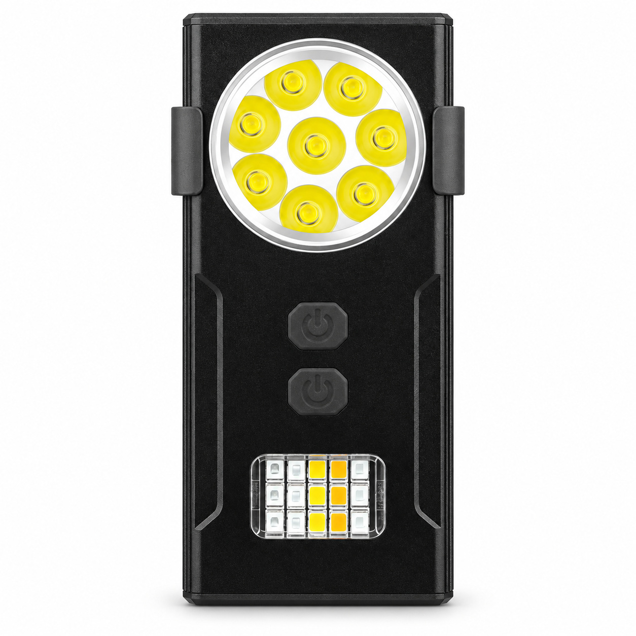 Rechargeable Magnetic Type C LED Work Light Base D85 2000LM Red Blue Warning Camping…
