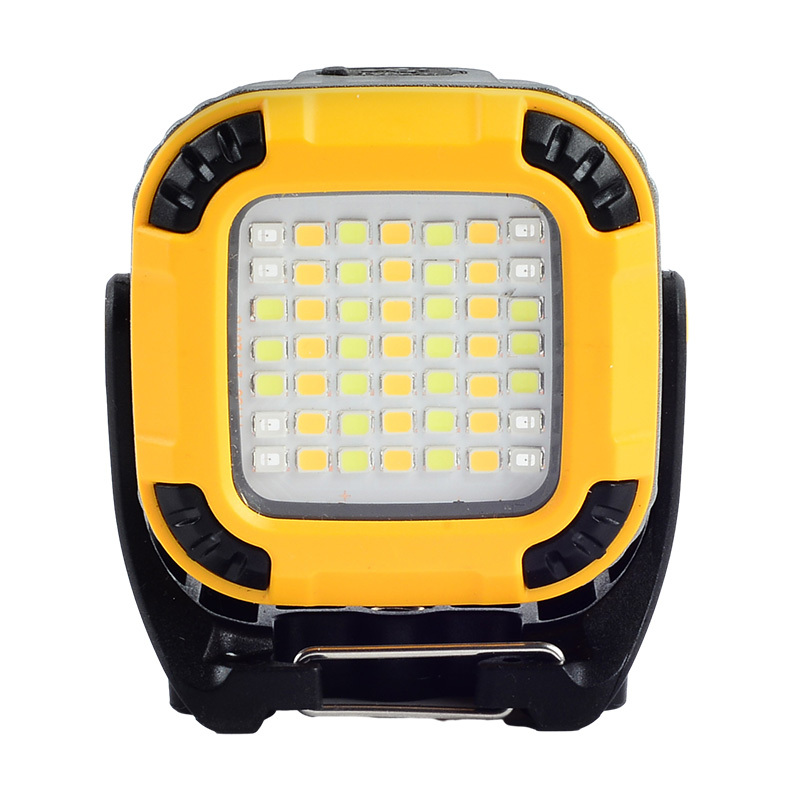 Rechargeable Magnetic Battery Display Type C LED Work Light Base Hanging W8129 2 Flood…