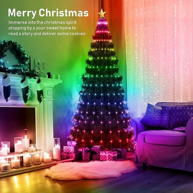 Colorful Christmas Atmosphere Lights