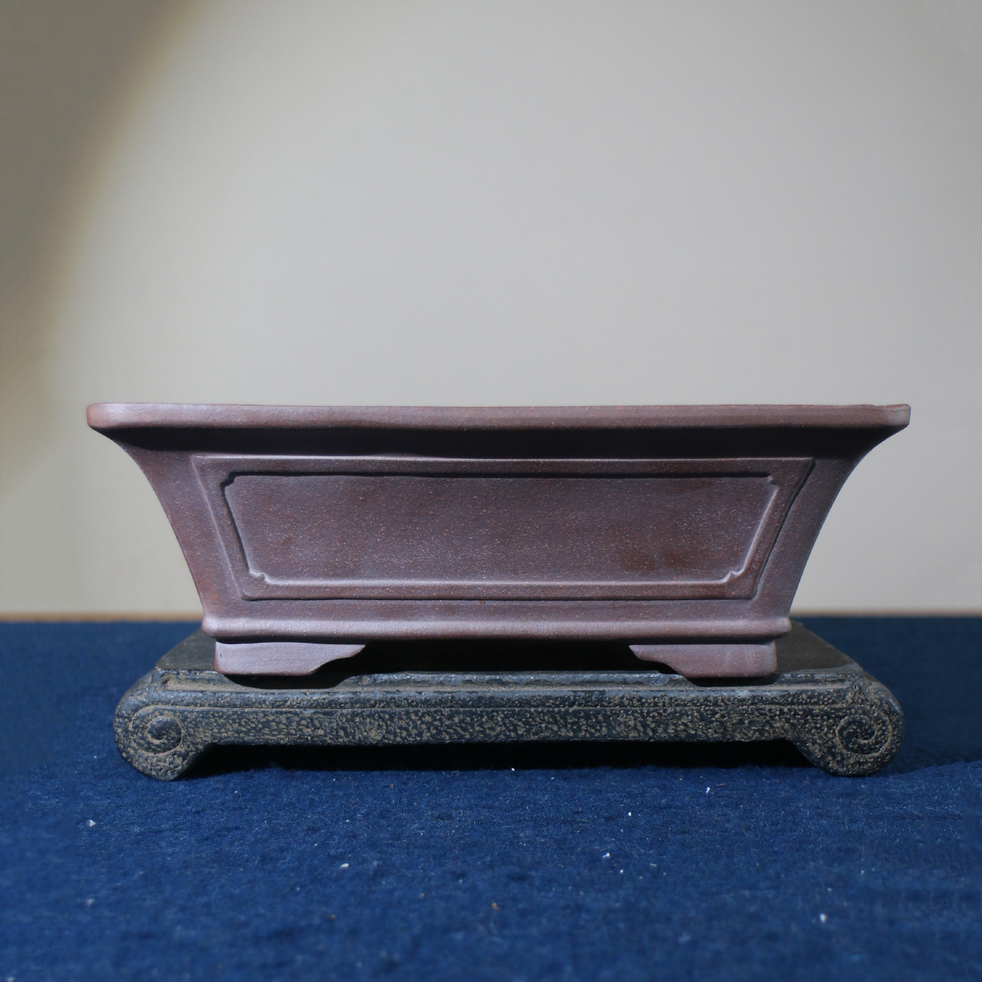 Long Kiln Wood-fired Rectangular Yixing Clay Flower Pot