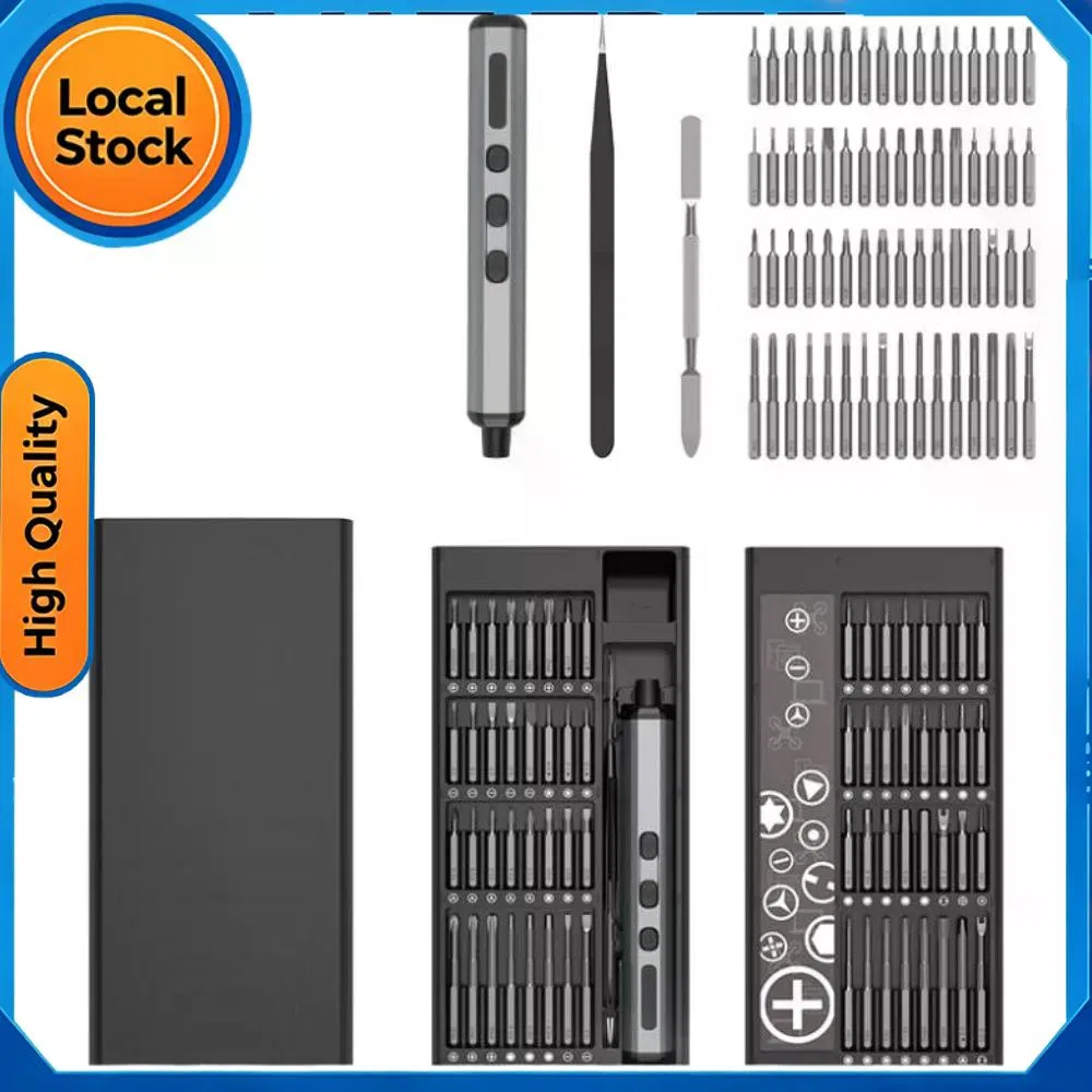 Screwdriver Set 68-in-1 Small Screwdriver Cordless - 64 S2 Preicison Bits, 5 Torque…