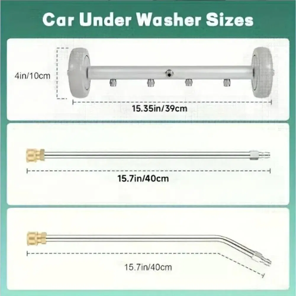 For karcher HD K2 K4 K5 K7 Parkside Pressure Washer Undercarriage Cleaner Water Broom…