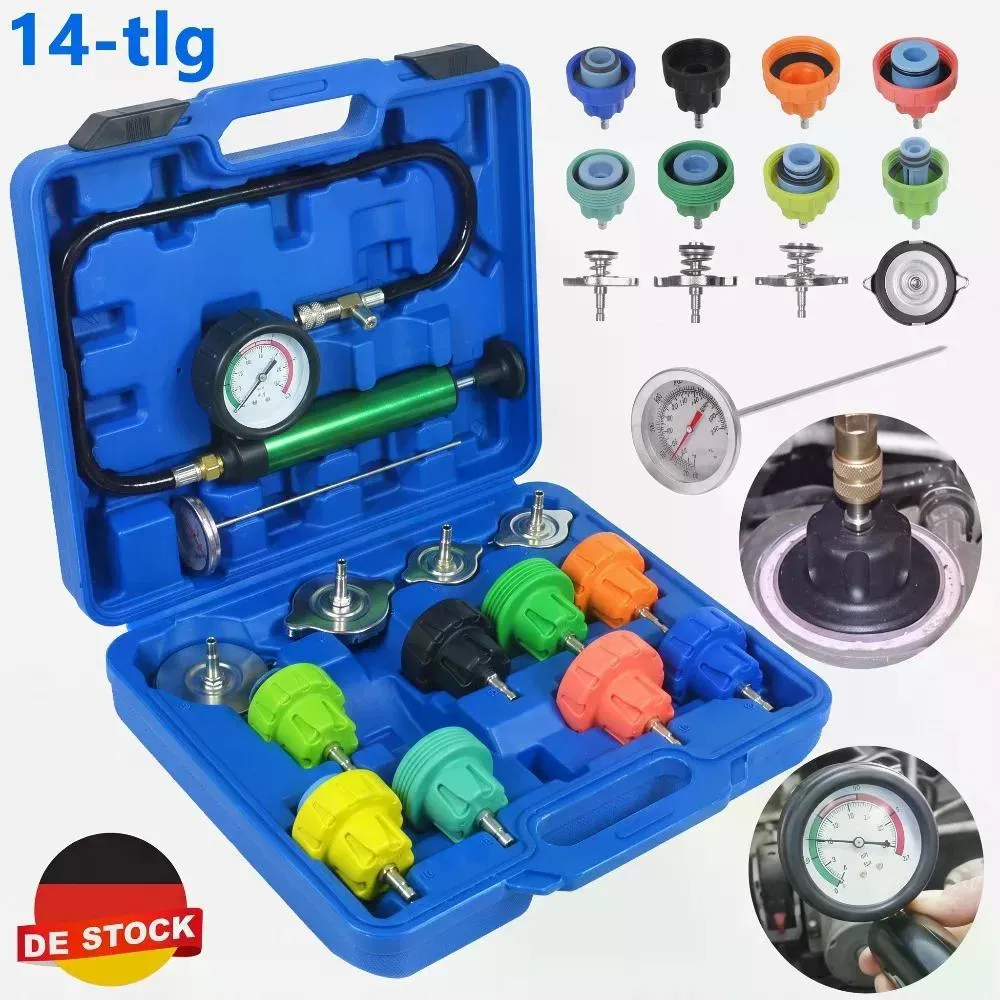 14-Pack Radiator Pressure Leak Detector, Automotive Cooling System Tester