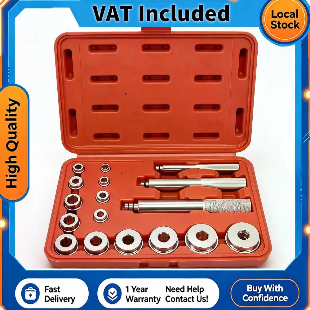 17-Pack Wheel Bearing Seal Driver Tool Set Aluminum Alloy Universal Bearing Race Install…