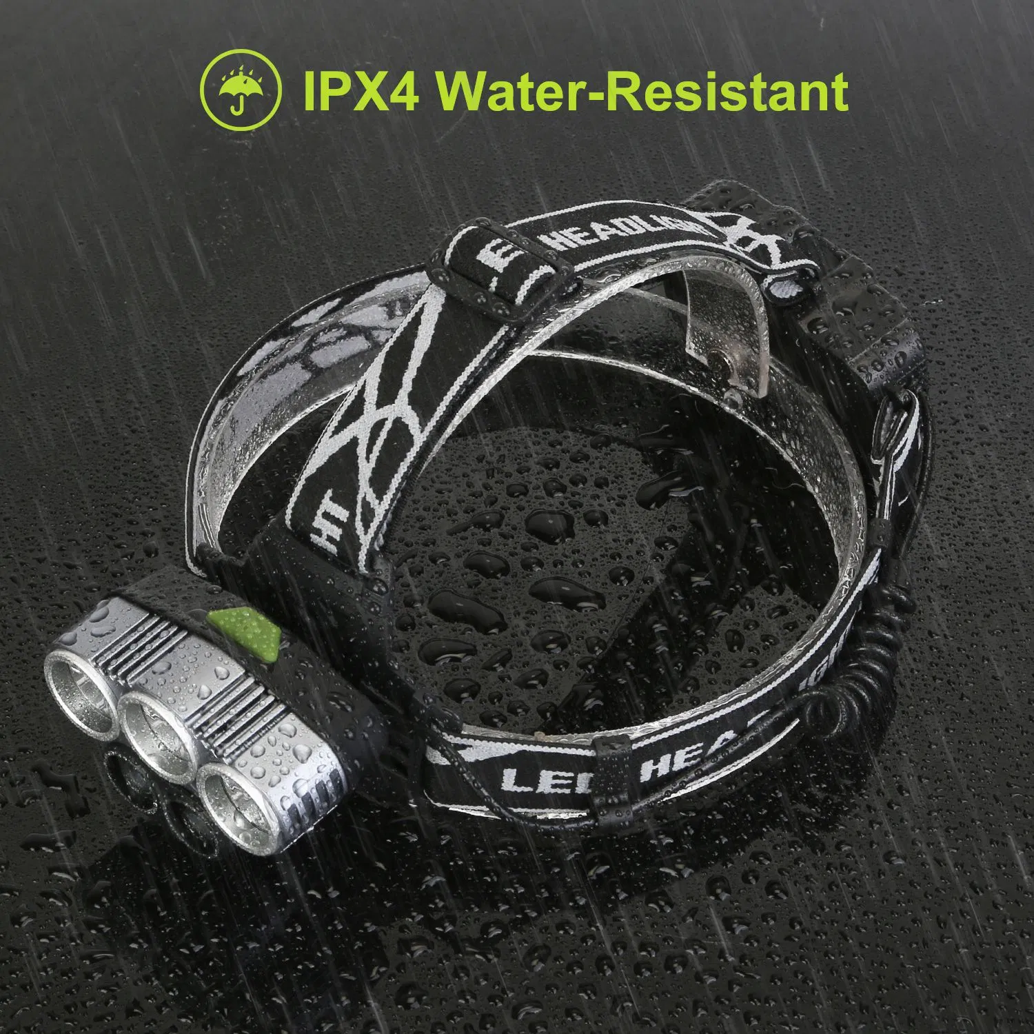Rechargeable Headlamp 20000 Lumen LED Headlight 6 Modes Headlamp Flashlight for Camping…