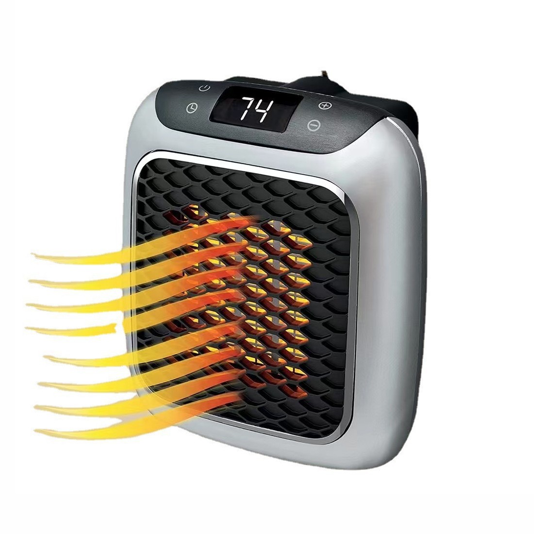 800W Electric Space Heater Low Energy Ceramic Fast Heating Fan Heater Portable