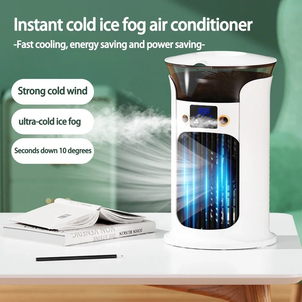 Portable Mini USB Desktop Air Cooler Fan Suitable For Home, Room, And Camping Use…