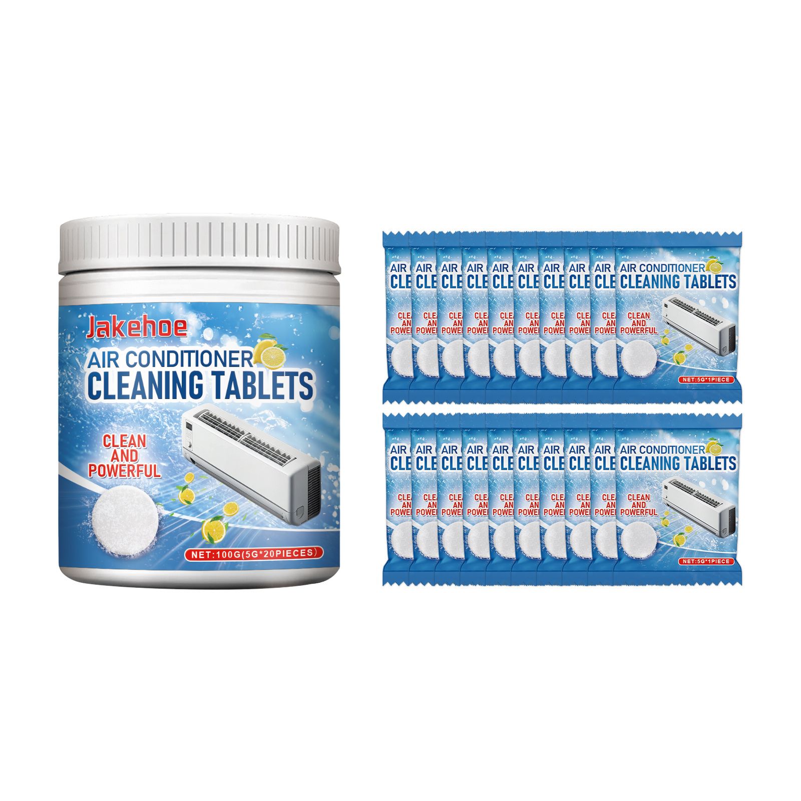 JAKEHOE Air Conditioner Cleaning Tablets, 100 g