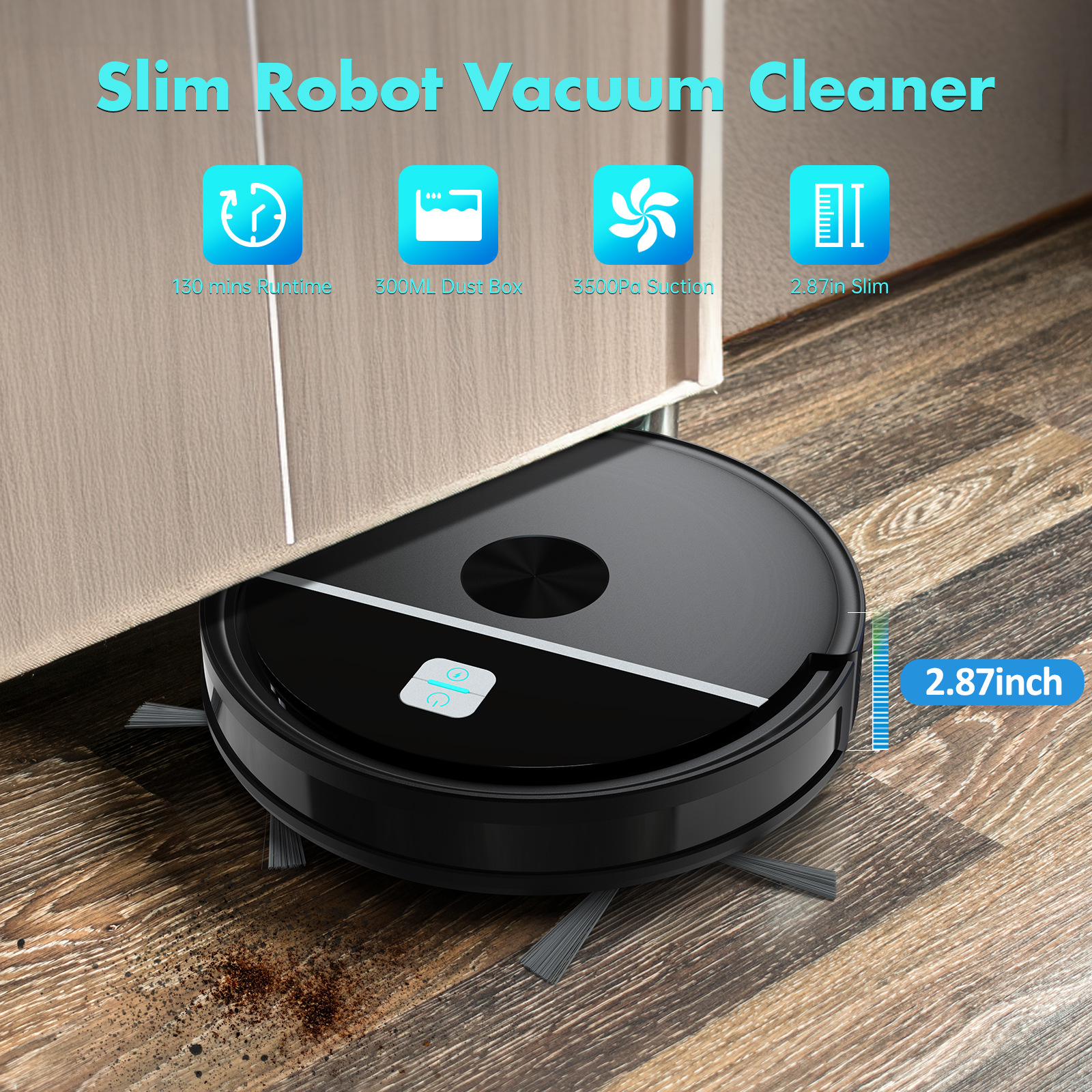 Smart Home Infrared Obstacle Avoidance And Automatic Recharging Vacuum Cleaner