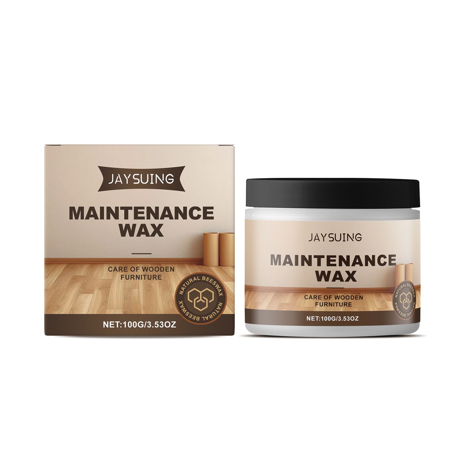 JAYSUING Wood Floor Care Wax, 100 g / 1 Jar