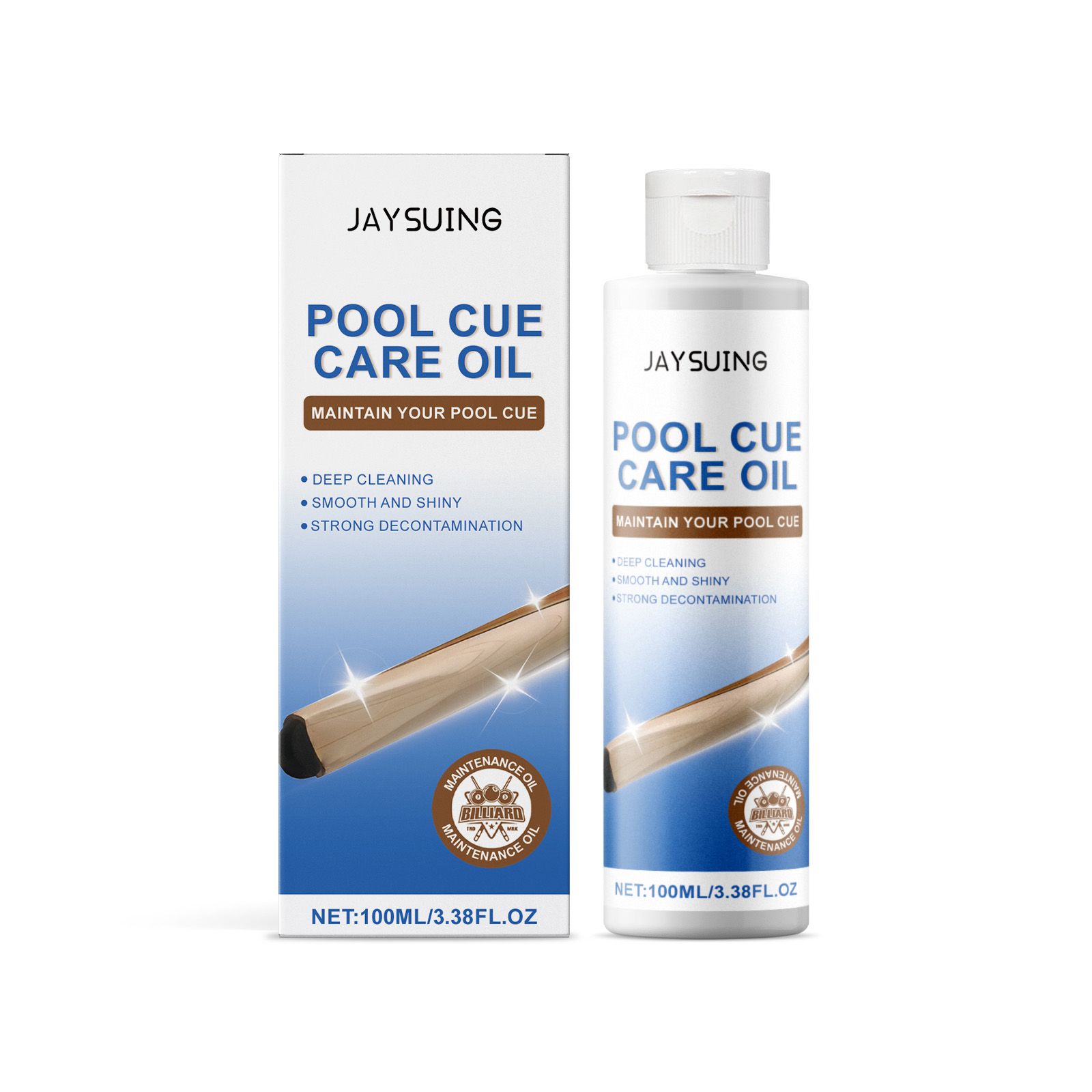 JAYSUING Pool Cue Care Oil, 100 ml / 1 Bottle