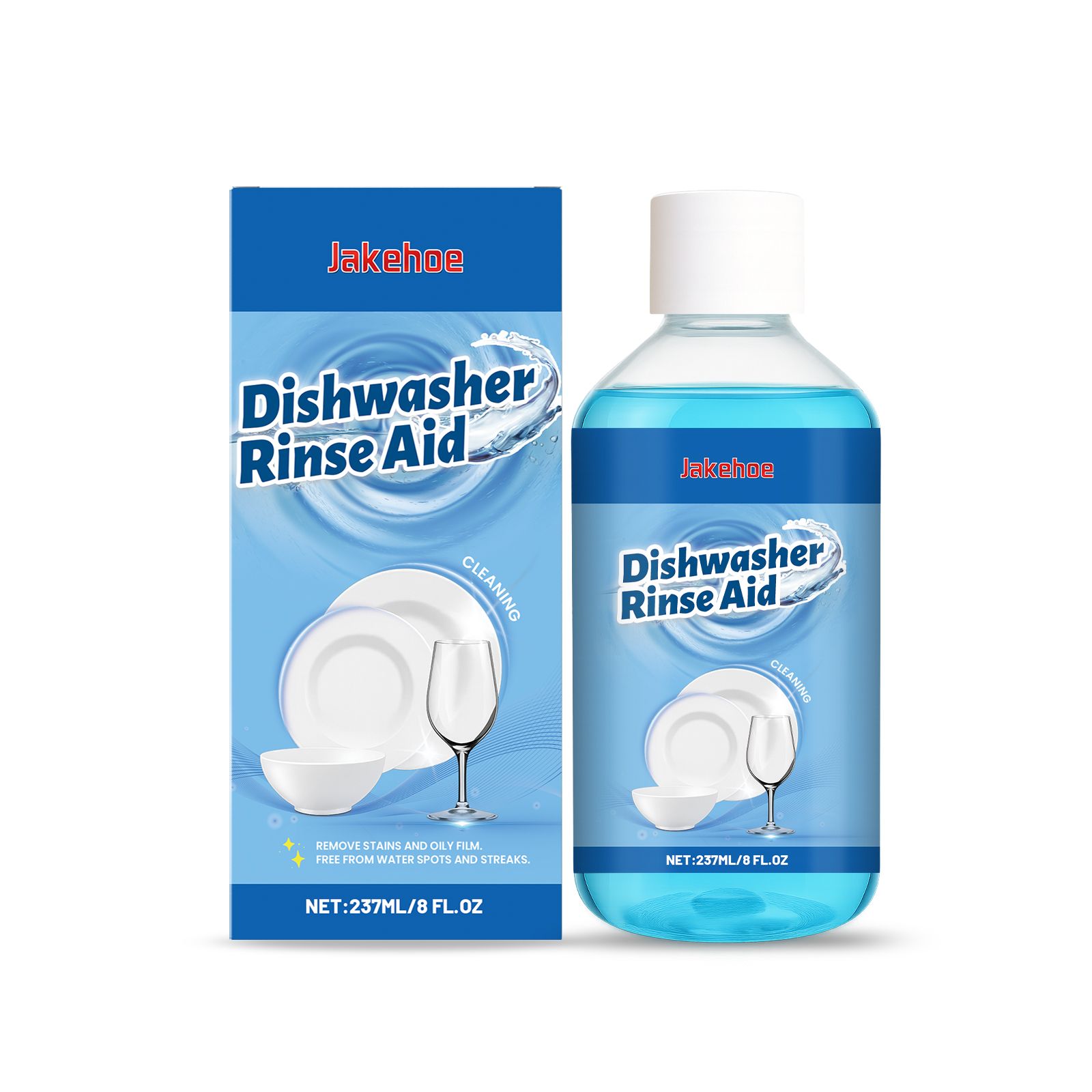 JAKEHOE Dishwasher Cleaning Additive Liquid, 237 ml / 1 Bottle