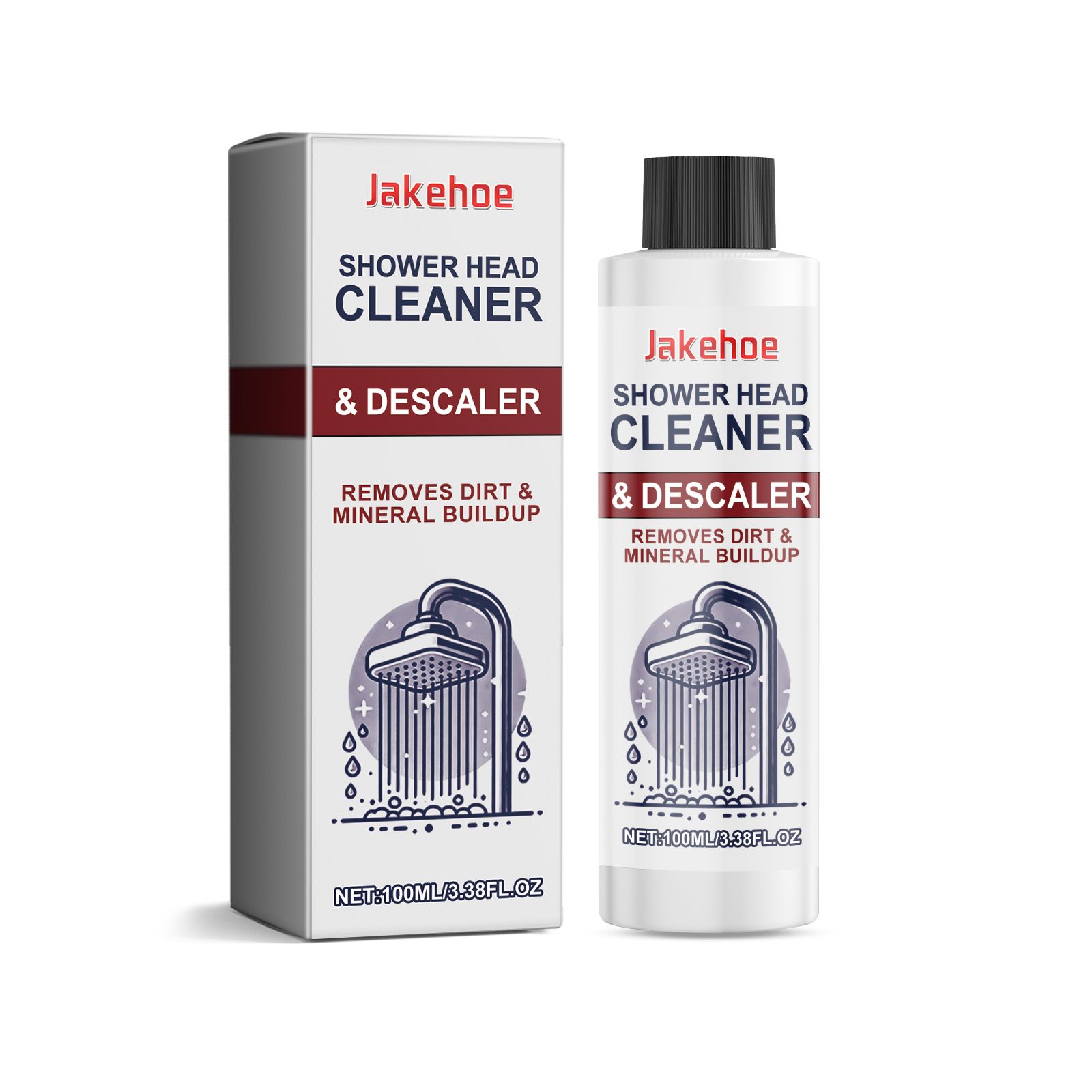 JAKEHOE Showerhead Scale Cleaner Liquid, 100 ml / 1 Bottle