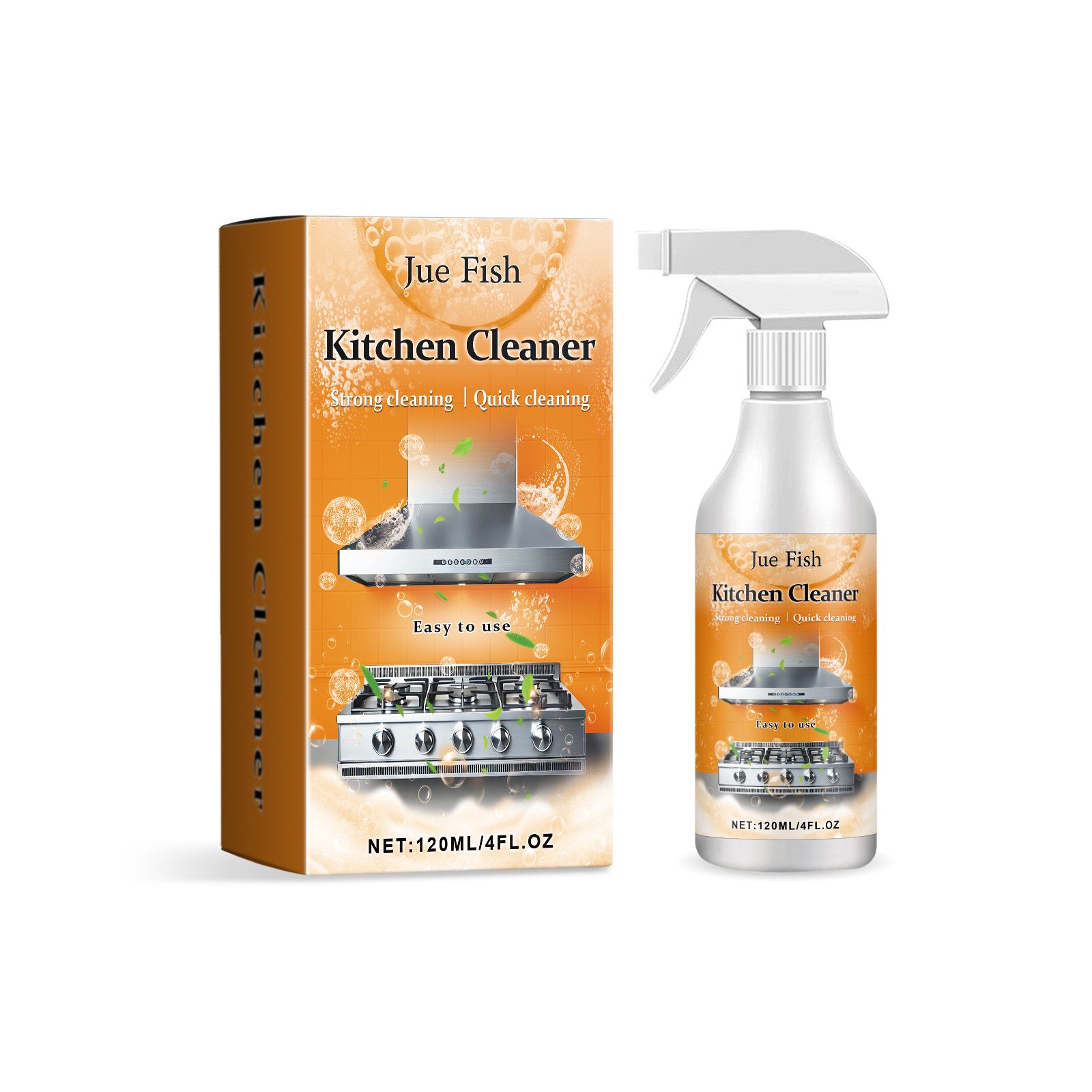 JUE FISH Kitchen Cleaner Spray, 120 ml / 1 Bottle