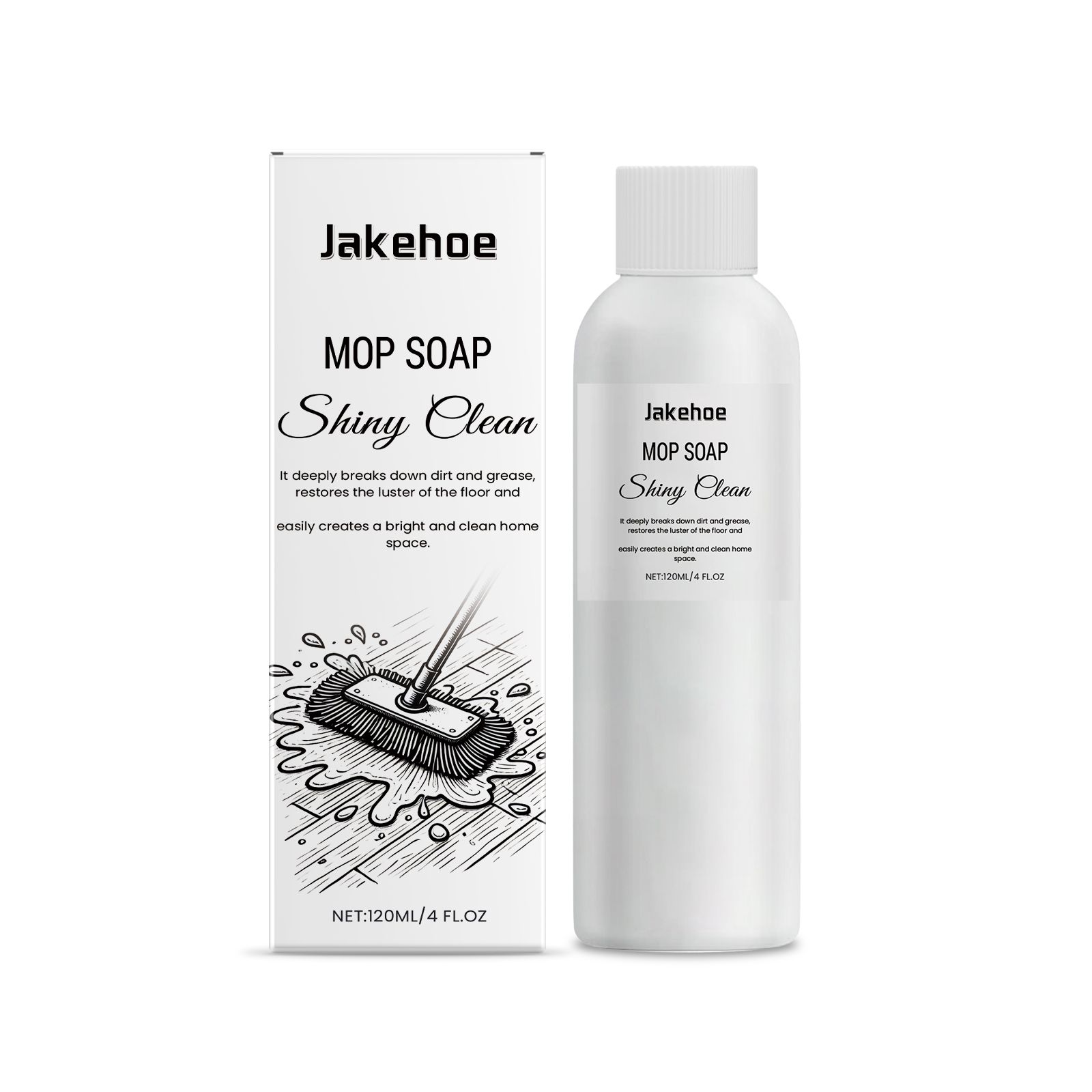 JAKEHOE Mop Soap Floor Cleaner, 120 ml