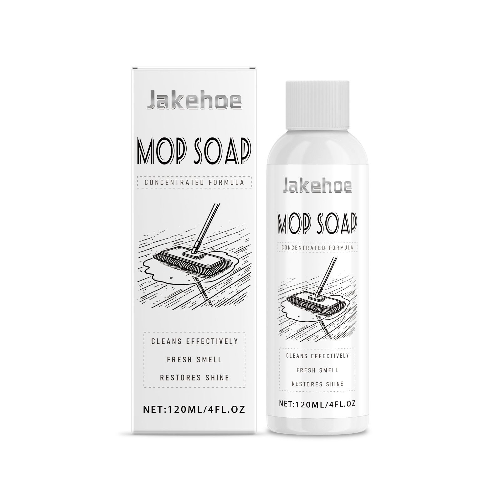 JAKEHOE Mopping Floor Cleaner, 120 ml
