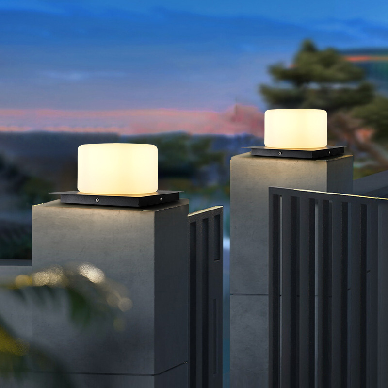 Outdoor Waterproof Courtyard Column Head Lamp