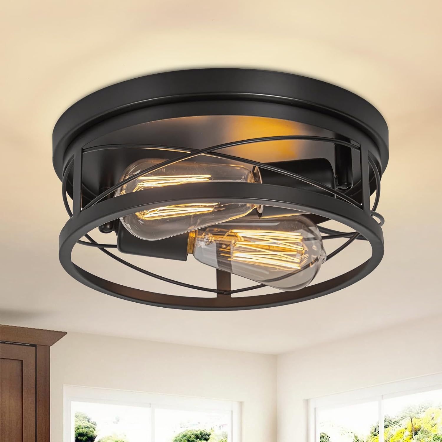Farmhouse-style Recessed Ceiling Light