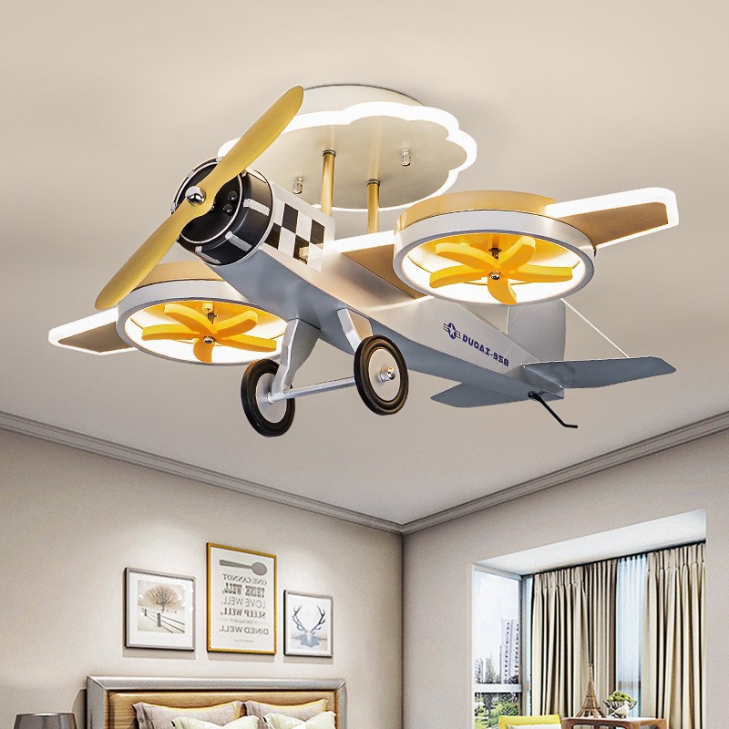 Children's Airplane Lamp Creative LED Ceiling Light