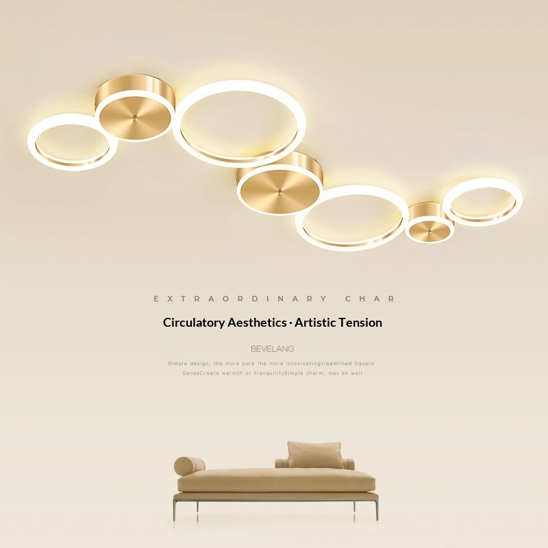 Modern Minimalist Large Round Ceiling Light For The Living Room