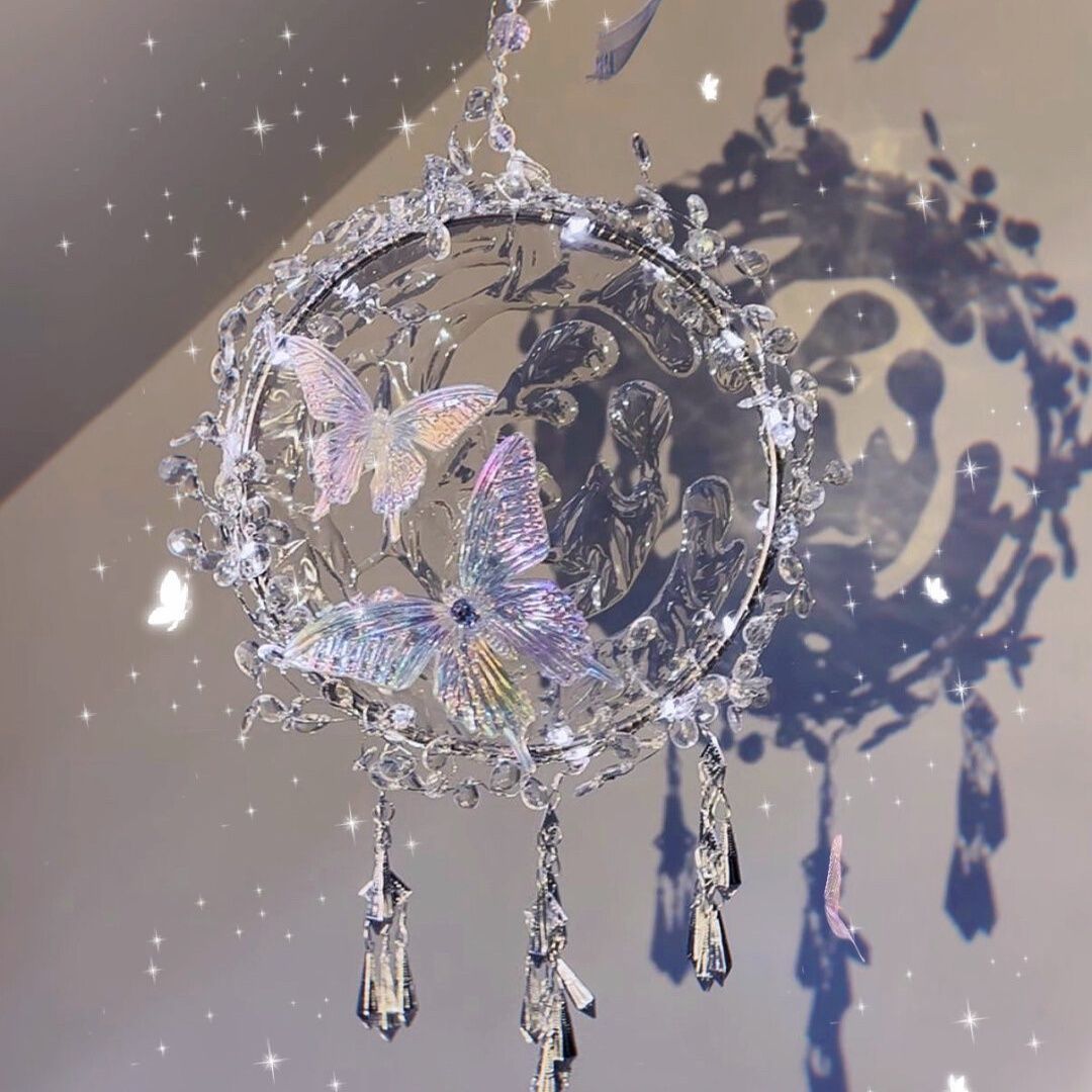 Water Flow Butterfly Night Light Pendant Complete Material Kit
