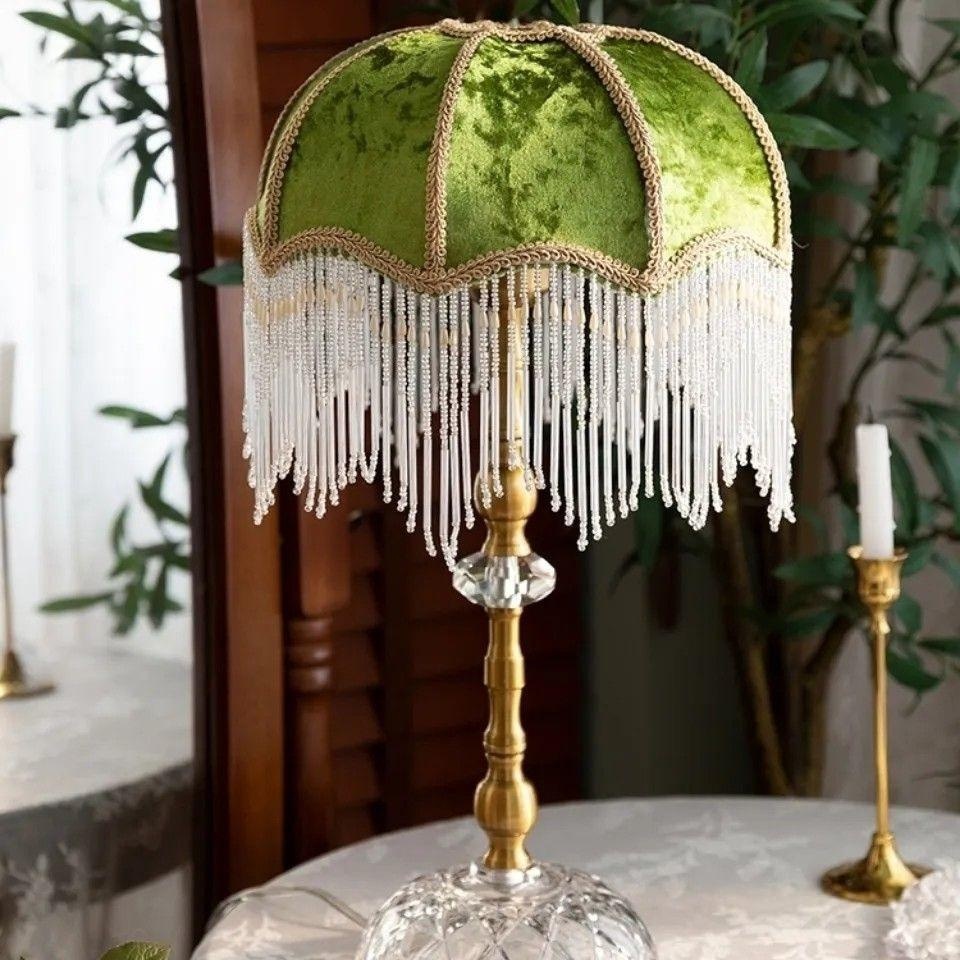 American-style Vintage Tassel Table Lamp