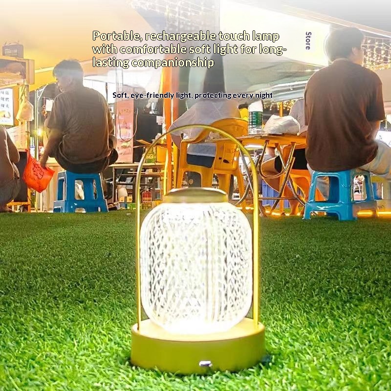 Portable Table Lamp Wireless Charging, Outdoor Camping Light