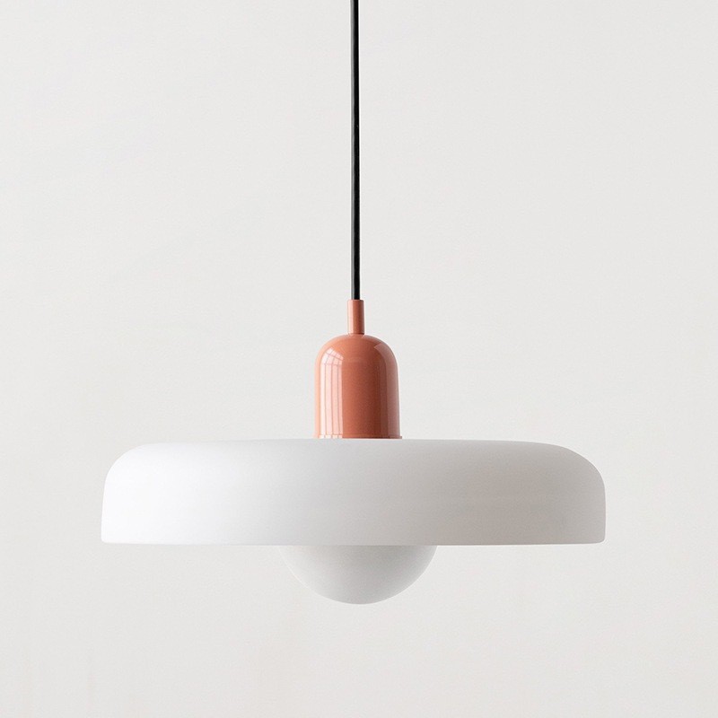 Nordic Creamy Minimalist Glass Lighting Fixture