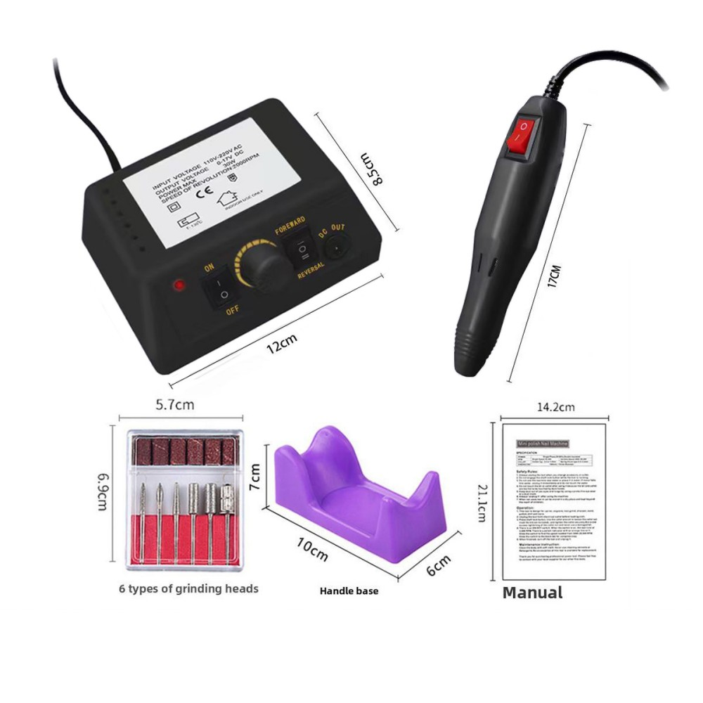 220V Electric Polishing Grinder - 0-20000RPM Stepless Speed Regulation, Polishing Carving…