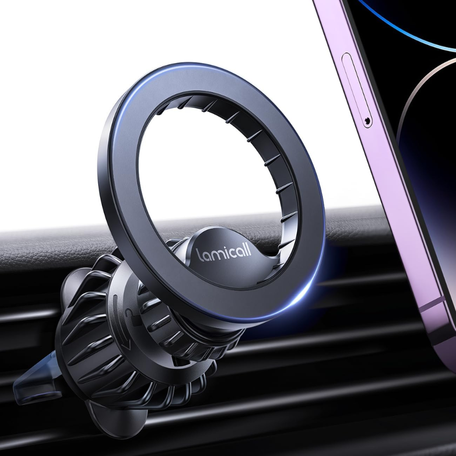 Car Vent Phone Mount With 20 Strong Magnets, Magnetic Air Vent Holder For IPhone And…