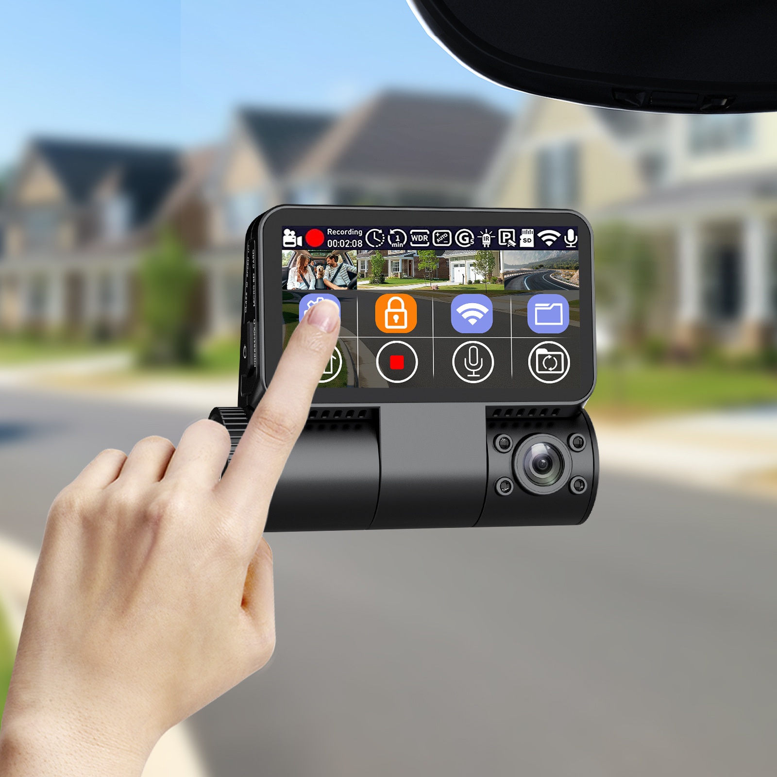 58G Smart Touchscreen Dash Cam