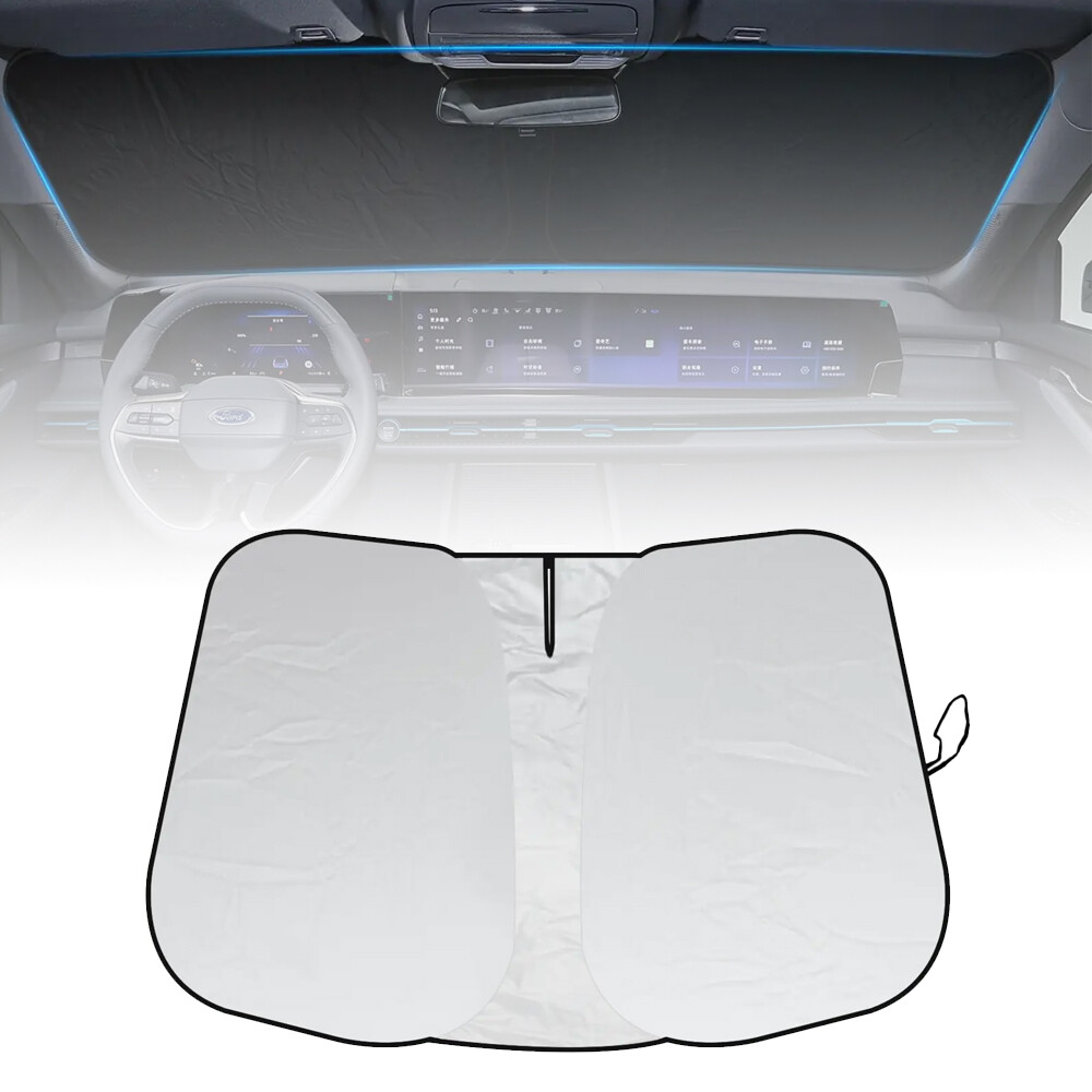 Car Windshield Sunshade Foldable Fit Ford Edge 15-24 Visor UV Block Shield Cover