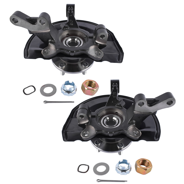 2x Front Wheel Bearing Hub Knuckle Assembly For - Patriot Compass