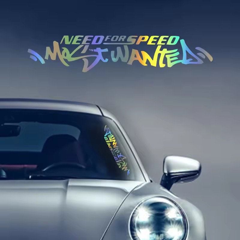 Car Sticker Colorful Laser Effect Speed Design For Car Body And Window Glass Funny…