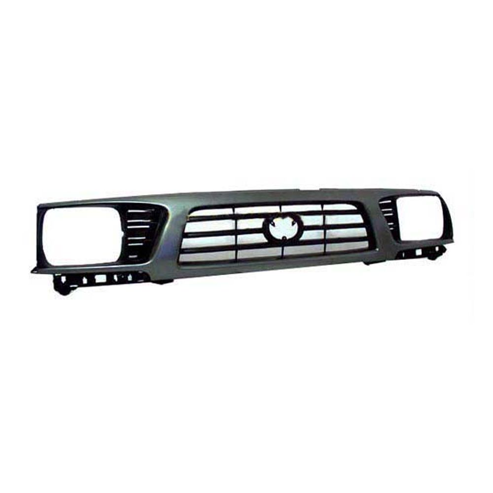 4WD Sealed Beam For 95-97 Tacoma Standard Cab Pickup Gray Fame With Blk Insert