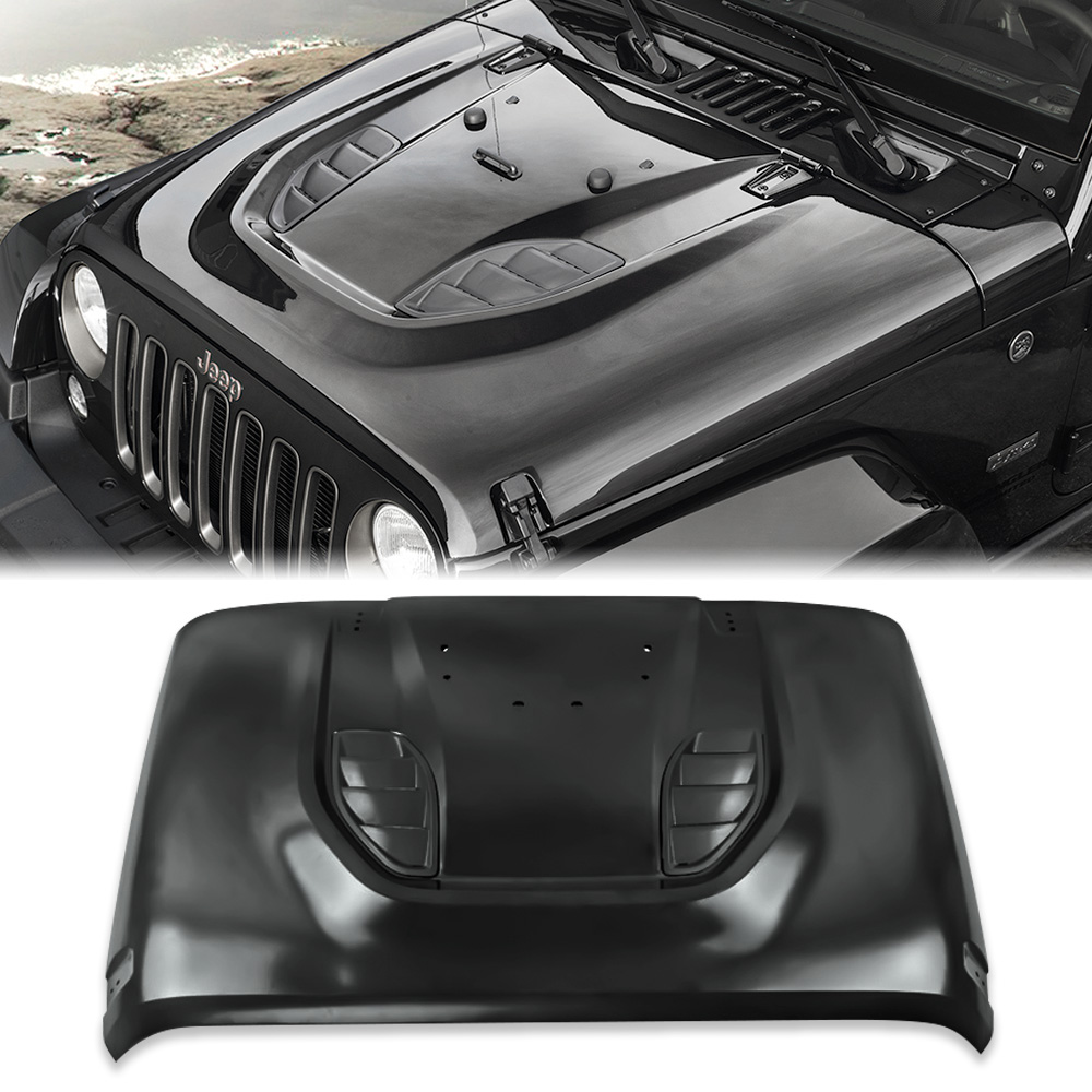 Vented Heat Dispersion Hood Compatible With Je Ep Wrangler JK JKU ,10th Anniversary…