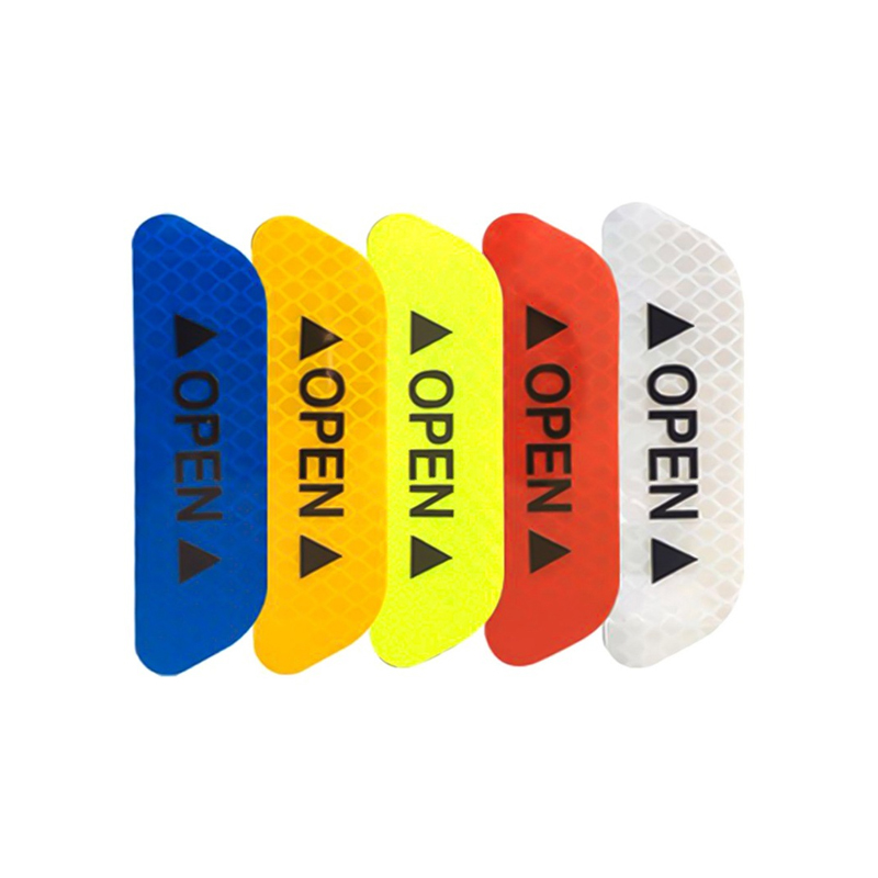 20-Pack Car Stickers, Reflective Open Warning Signal Stickers, Night Car Stickers…