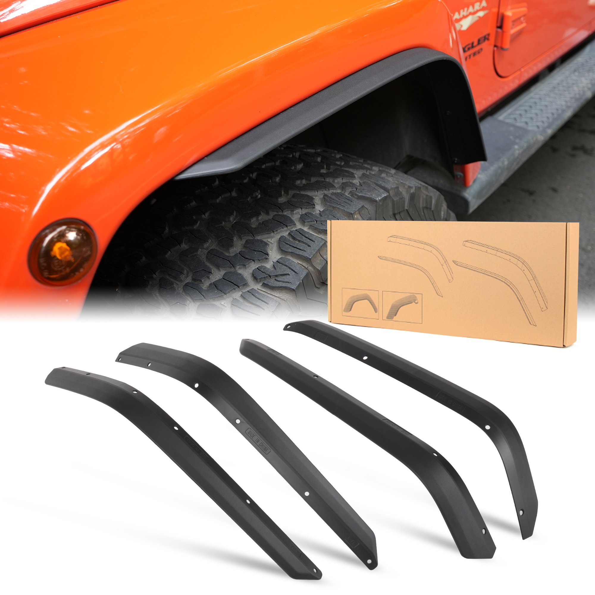Fender Flares Compatible With - Wrangler