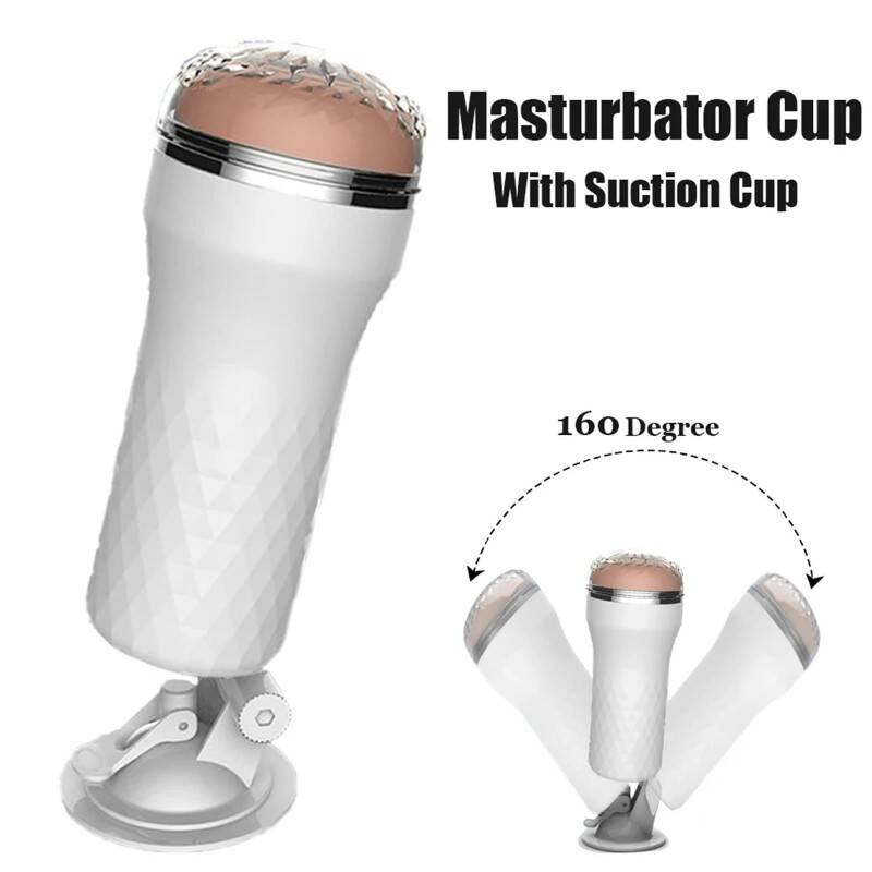Men Portable Pocket Pussy Male S-e-x Toy With Textured Inner Channel For Enhanced Pleasure