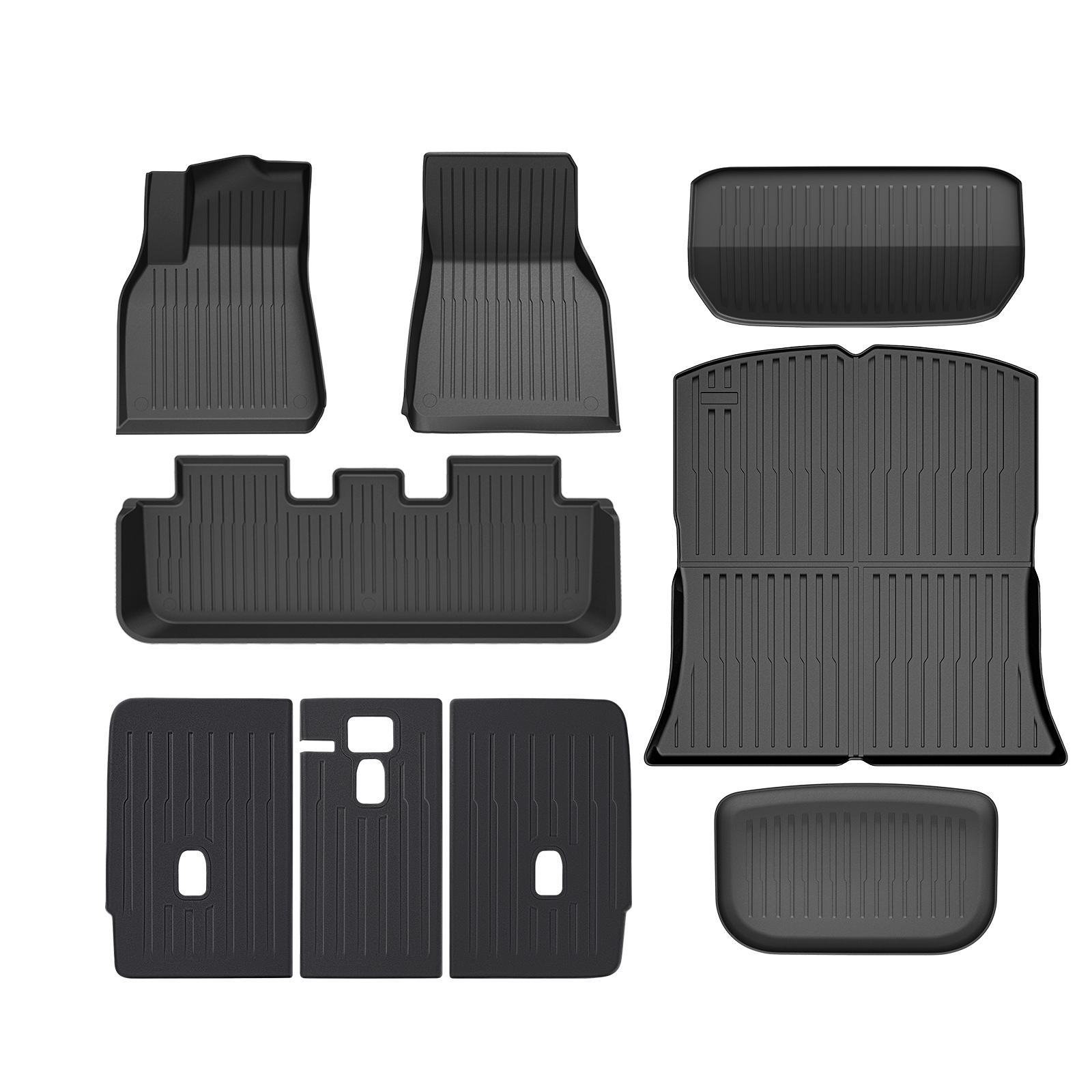 Custom Injection Molded TPE Full Set Floor Mats & Trunk Liners For Tesla Model Y…