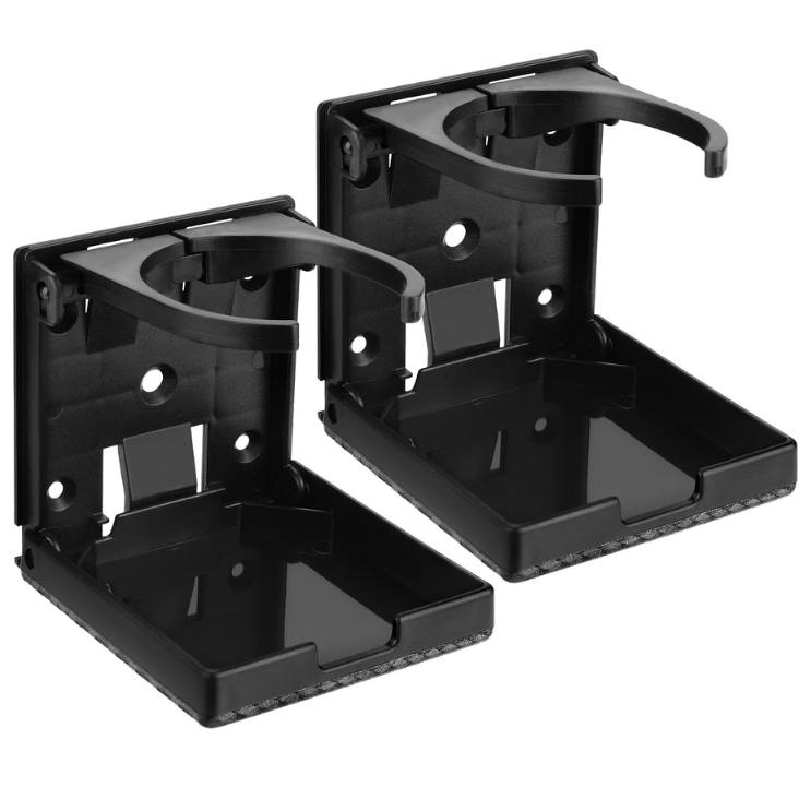 2-Pack Foldable Wall Cup Holder Boat Cup Holder 2.36 3.94 Adjustable