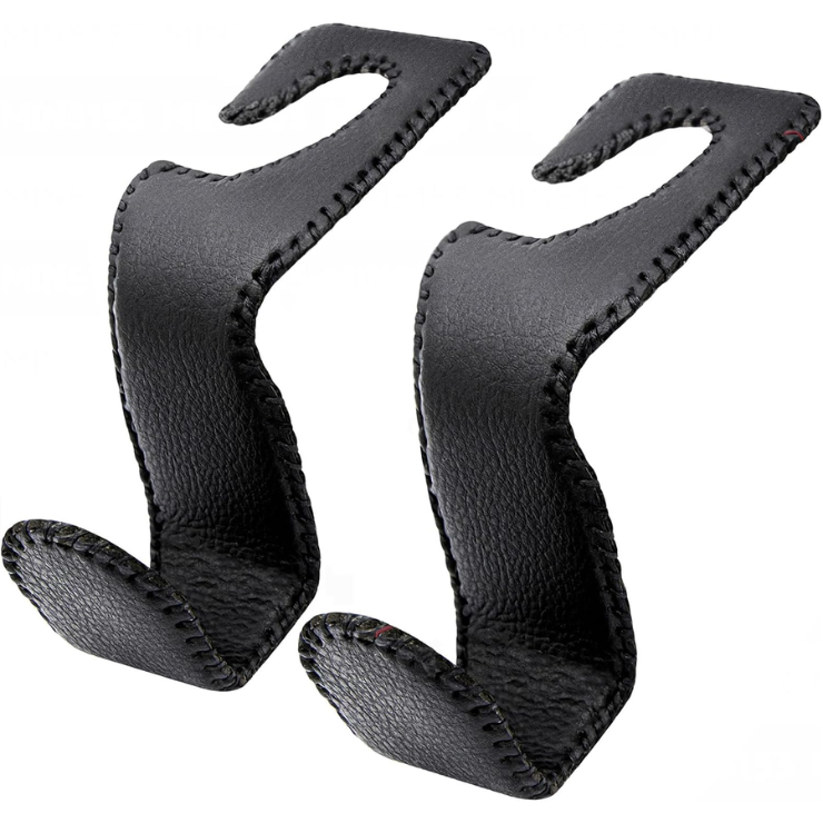Headrest Hooks For Purses And Bags, 2 Pack Car Seat Hooks For Grocery Bag Handbag, Metal…