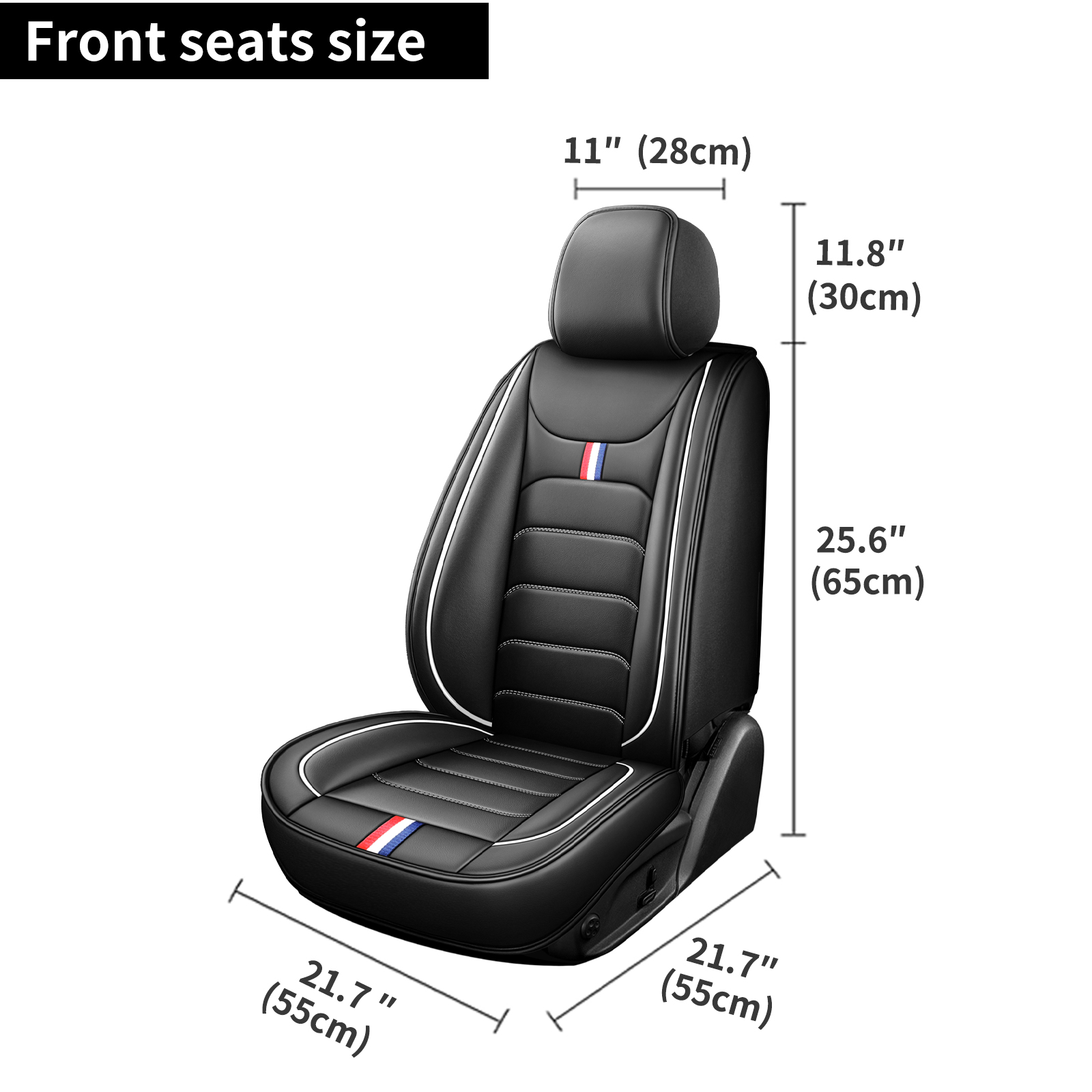 Model 2601, New-style Full-coverage Racing-look Seat Covers