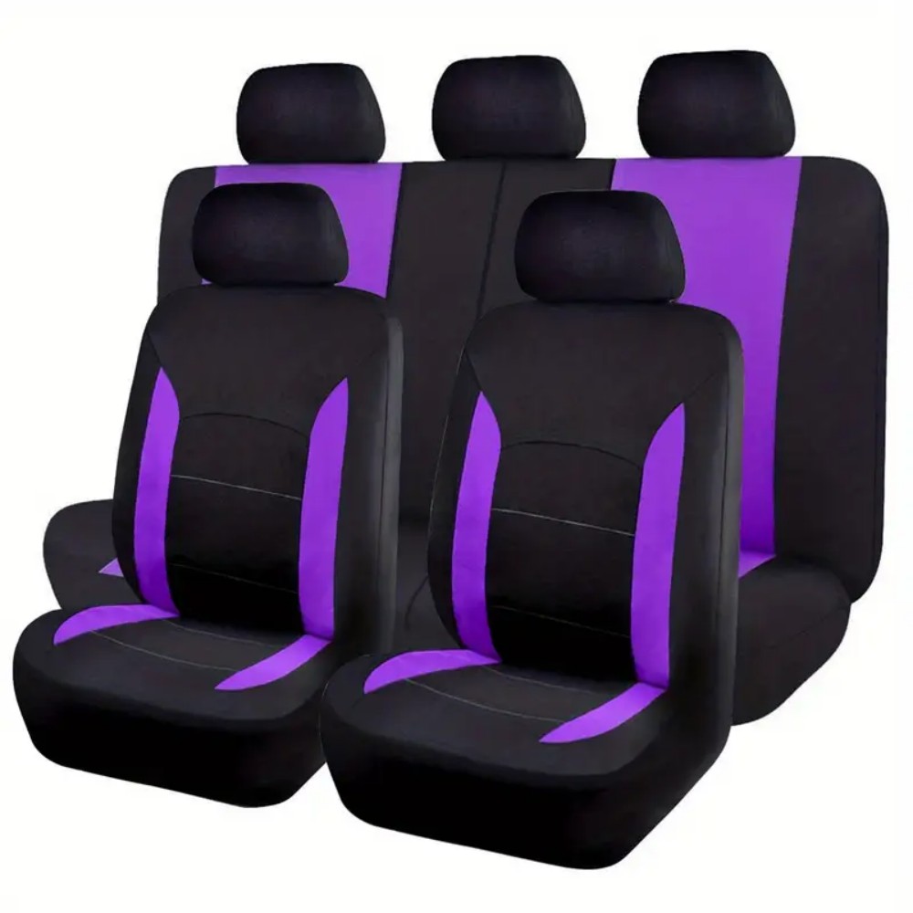5-Seat Car Seat Cover, Classic And Timeless Design, Thin 2mm Thickness, Suitable For All…