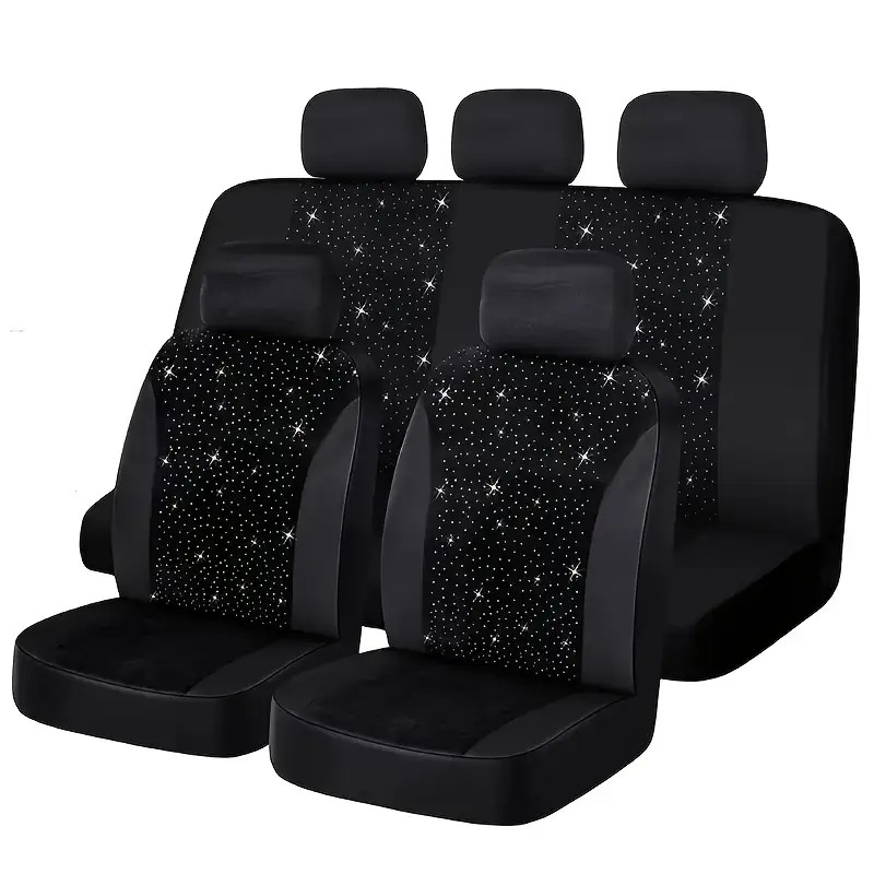 5-Seat Car Seat Cover, Classic And Timeless Design, Thin 2mm Thickness, Suitable For All…