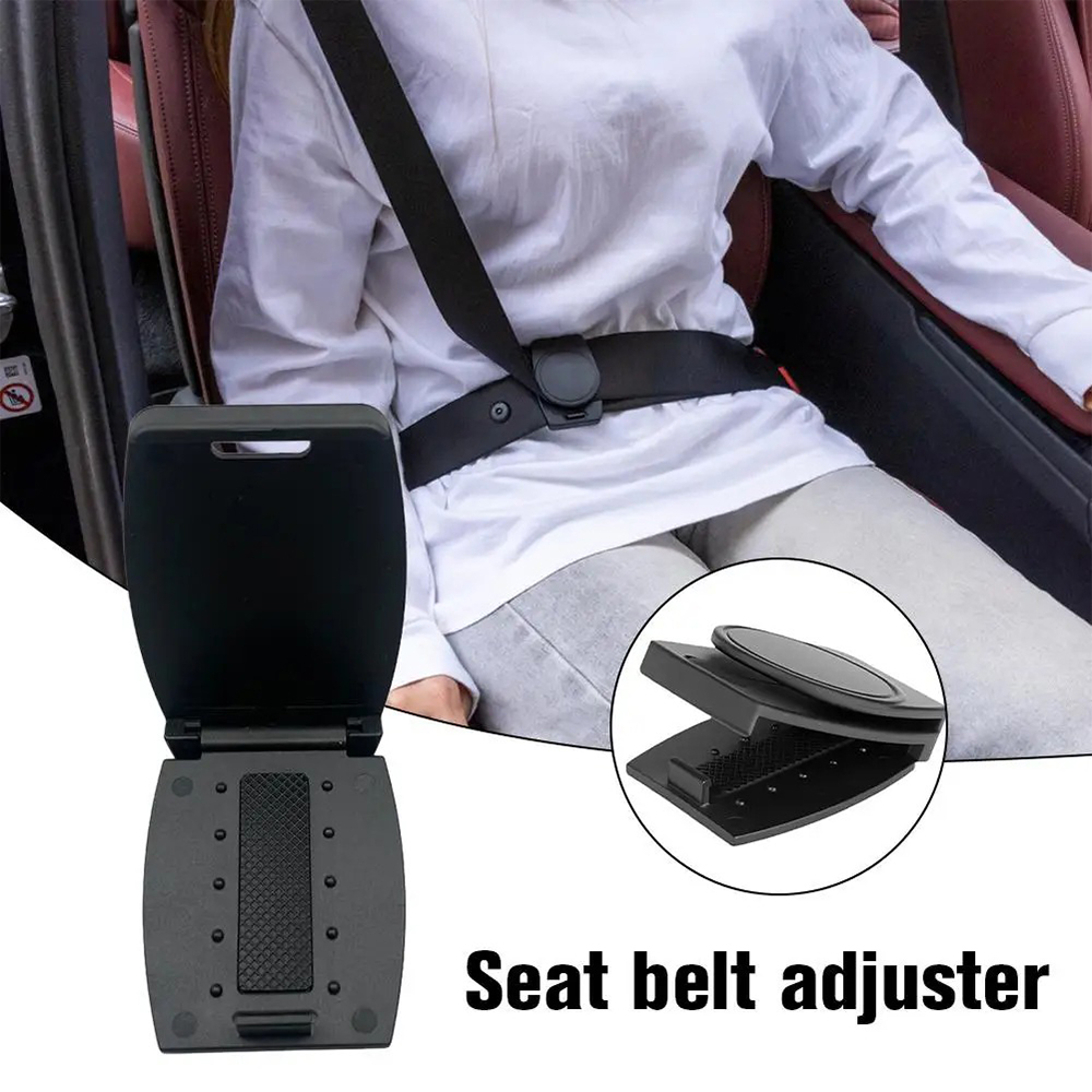Car Seat Belt Adjuster Clamp Shoulder Neck Locking Clip Protector Durable Portable…