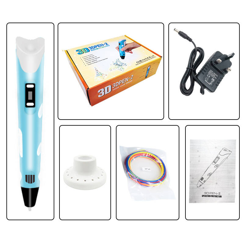 3D Pen 3D Printing Pen Kit Includes 3 Colours PLA Filament, Stencil Book - Dual 3D…