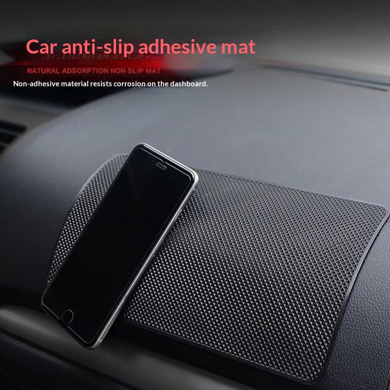 Car Non-slip Storage Mat - Silicone Dashboard Organizer Pad for Phone Coins Keys…
