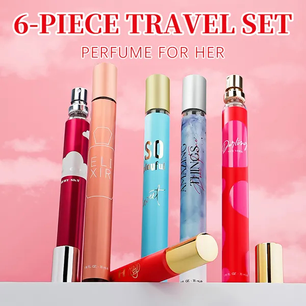6-Pack Travel Set, Women's Eau De Parfuma Spray, Long Lasting Fragrance, 6 Different…